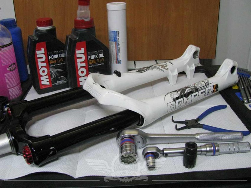 Полное ТО вилки Marzocchi 66RCV